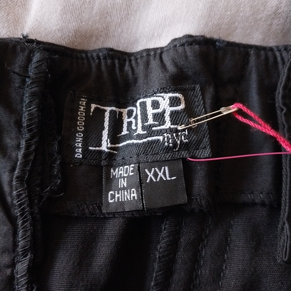 Vintage Tripp nyc Hot Topic Y2K black & white lace corset bodice top - Picture 5 of 10